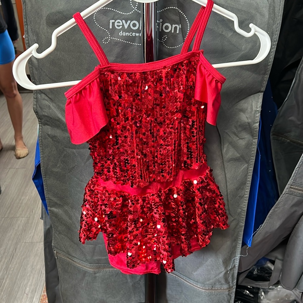 Sequin Red Outfit